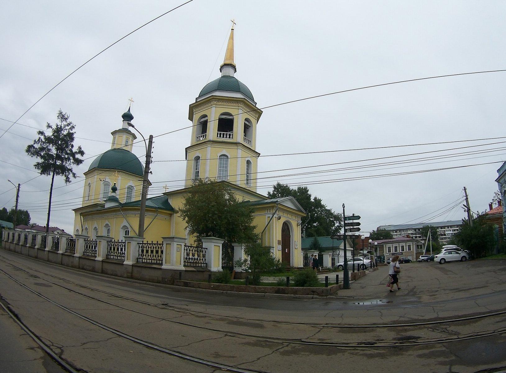 Панорама: Спасо-Преображенский храм, православный храм, пер. Волконского, 1, Ирк